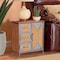 Baxton Studio Laurel Rustic Antique Grey Metal and Whitewashed Oak Brown Wood 3-Drawer Accent Storage Cabinet 182-11737-Zoro - alternate 3